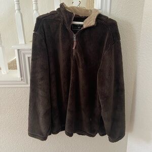 True Grit half zip pullover sweater